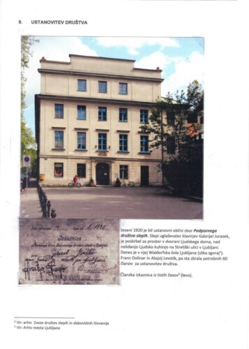 100 let skrbi za slepe in slabovidne - Natalija ŽITNIK METAJ