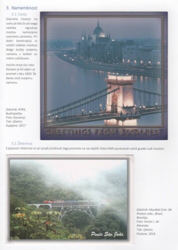 Moj Postcrossing – Kratka zgodba o mostu - Robert JORDAN