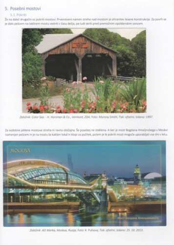 Moj Postcrossing – Kratka zgodba o mostu - Robert JORDAN