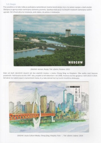 Moj Postcrossing – Kratka zgodba o mostu - Robert JORDAN