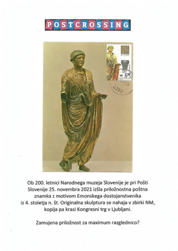 Moj Postcrossing – Pozdrav z Bleda