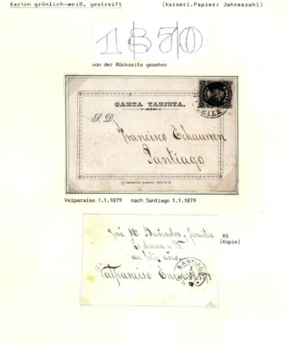 Maier Jörg / Chile - Die Postkartenprovisorien 1871/72
