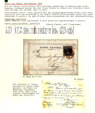 Maier Jörg / Chile - Die Postkartenprovisorien 1871/72