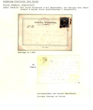 Maier Jörg / Chile - Die Postkartenprovisorien 1871/72