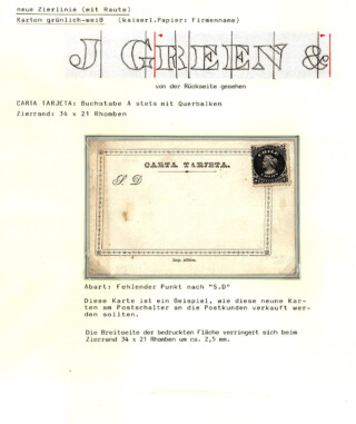 Maier Jörg / Chile - Die Postkartenprovisorien 1871/72