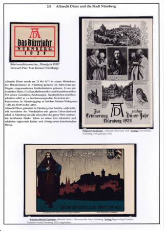 Reinhard Franz / Eine Stadt-Ründfahrt im Durer-Jahr 1928 in Nüremberg