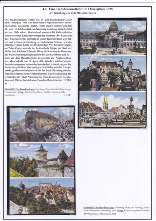 Reinhard Franz / Eine Stadt-Ründfahrt im Durer-Jahr 1928 in Nüremberg