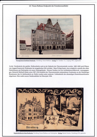 Reinhard Franz / Eine Stadt-Ründfahrt im Durer-Jahr 1928 in Nüremberg