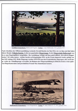 Reinhard Franz / Oswald Boelcke Vom Flieger-Ass und Luftkampfstrategen in den Flieger-Tod